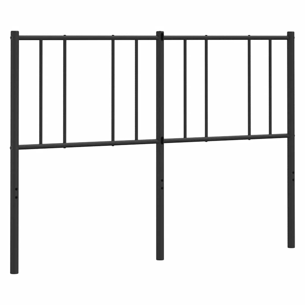 Ersatz-Kopfteil Metall Schwarz 150 cm