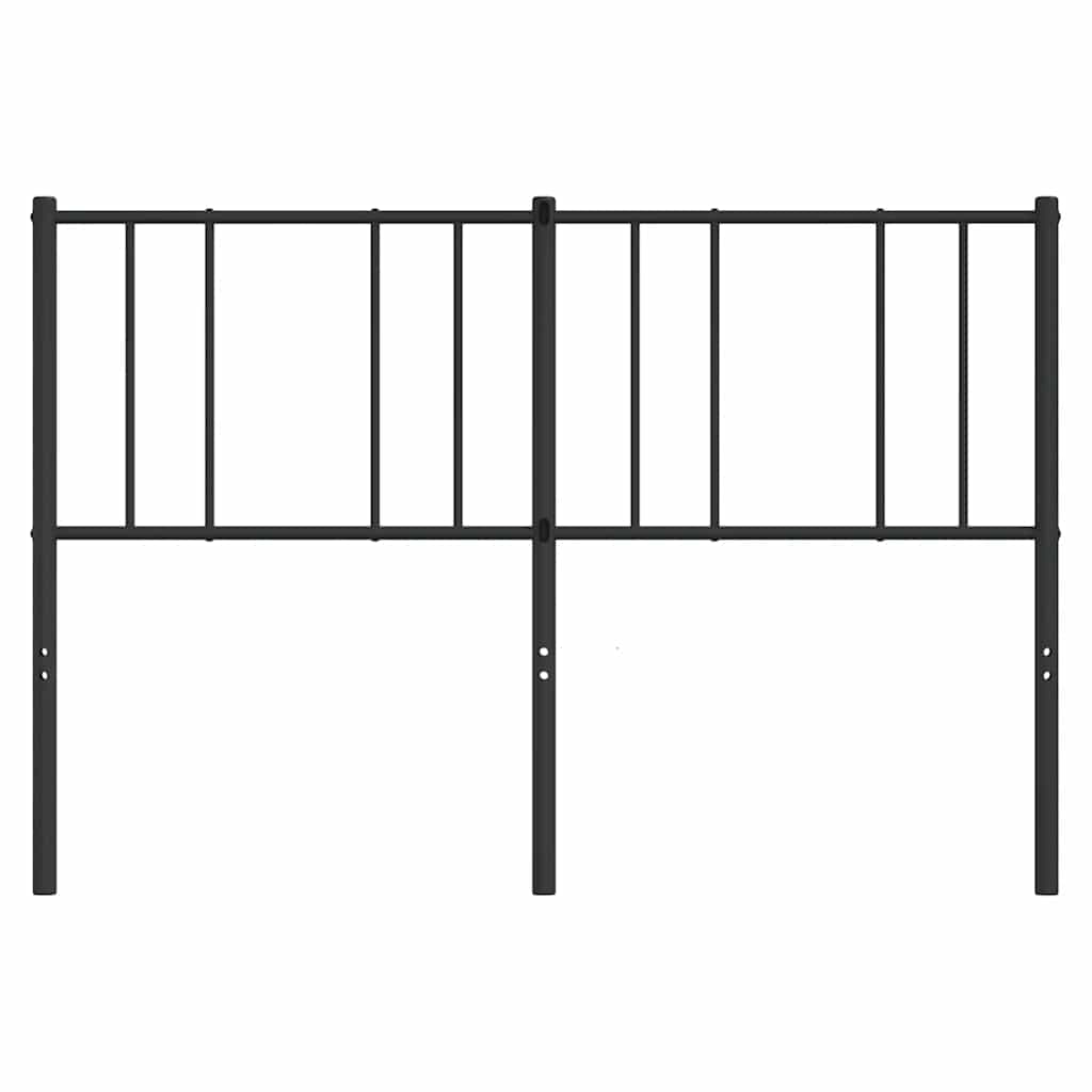 Ersatz-Kopfteil Metall Schwarz 150 cm
