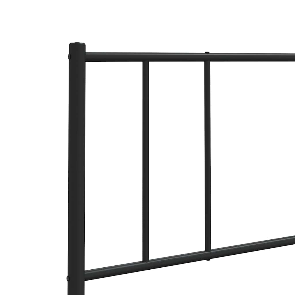 Ersatz-Kopfteil Metall Schwarz 150 cm