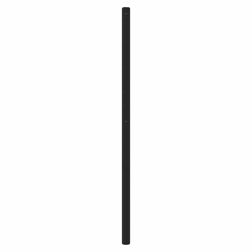 Ersatz-Kopfteil Metall Schwarz 180 cm