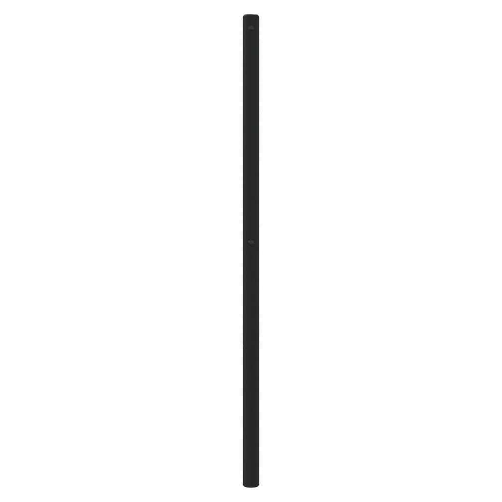 Ersatz-Kopfteil Metall Schwarz 200 cm