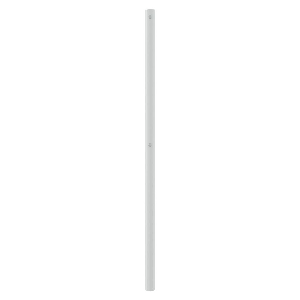 Ersatz-Kopfteil Metall Weiß 107 cm