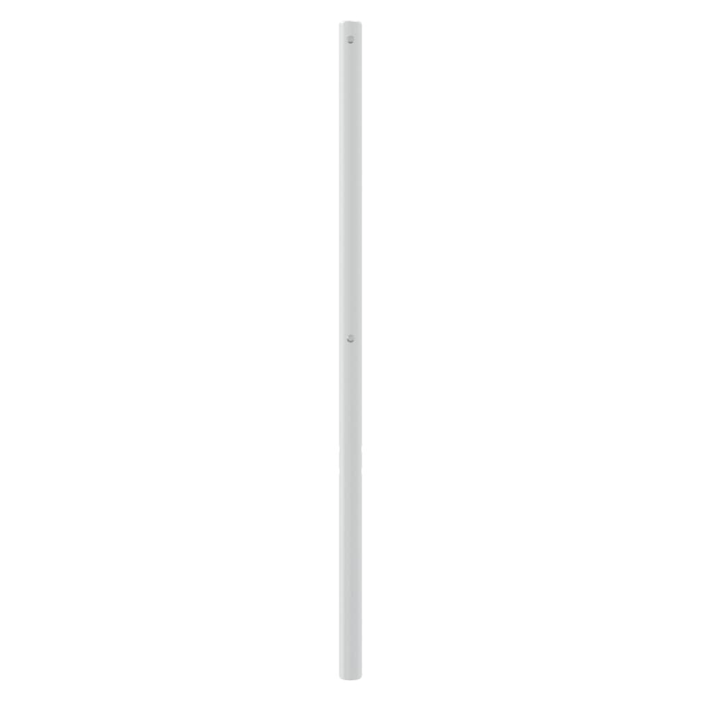 Ersatz-Kopfteil Metall Weiß 150 cm