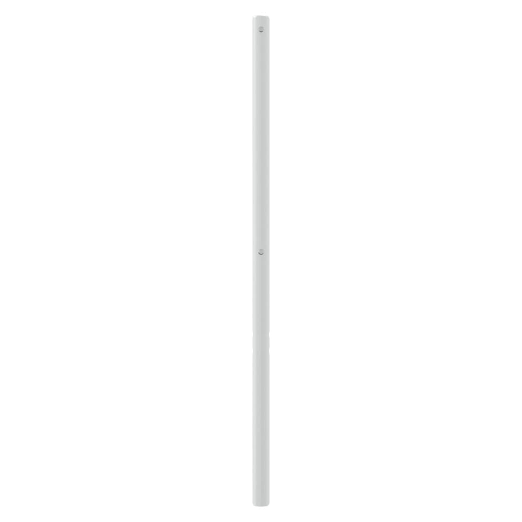 Ersatz-Kopfteil Metall Weiß 160 cm