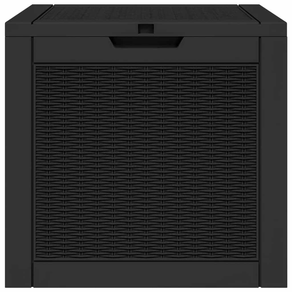 Gartenbox Schwarz 55,5x43x53 cm Polypropylen
