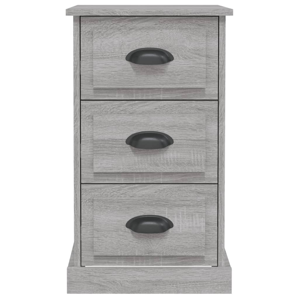 Nachttisch Grau Sonoma 39x39x67 cm Holzwerkstoff