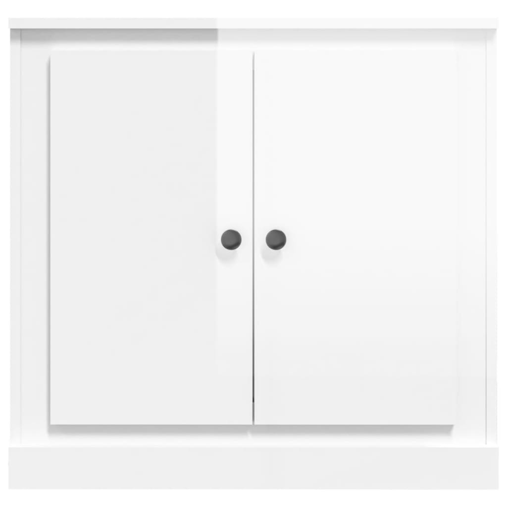 Sideboard Hochglanz-Weiß 70x35,5x67,5 cm Holzwerkstoff