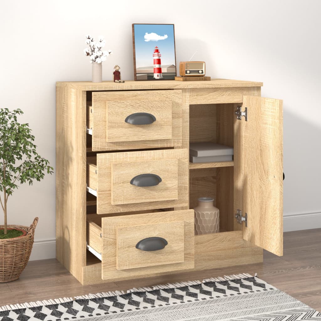Sideboard Sonoma-Eiche 70x35,5x67,5 cm Holzwerkstoff