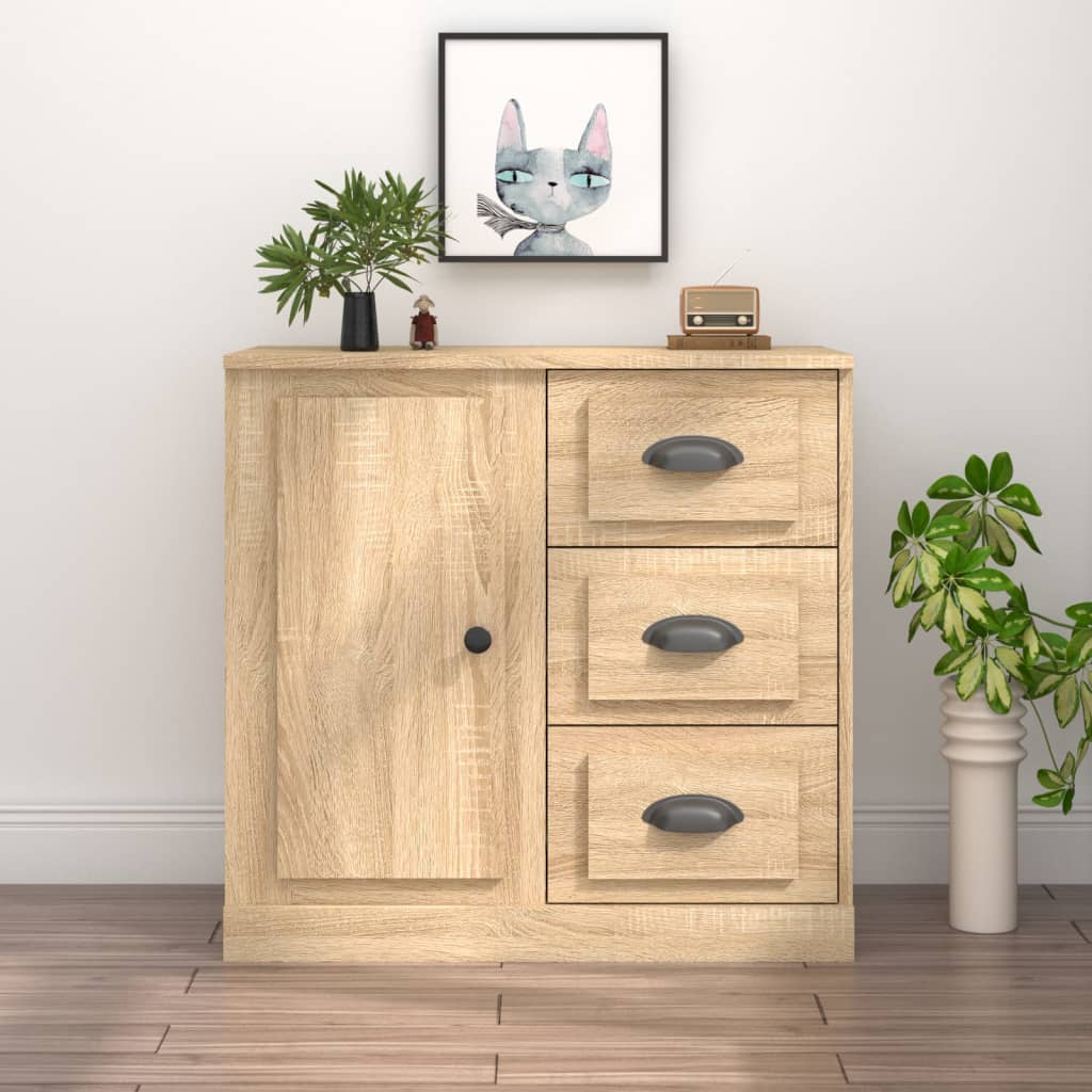 Sideboard Sonoma-Eiche 70x35,5x67,5 cm Holzwerkstoff