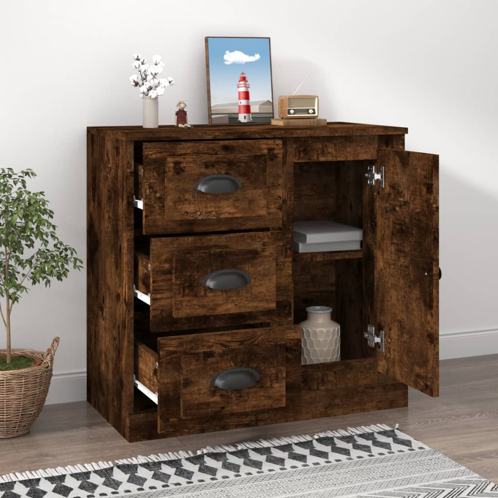 Sideboard Räuchereiche 70x35,5x67,5 cm Holzwerkstoff