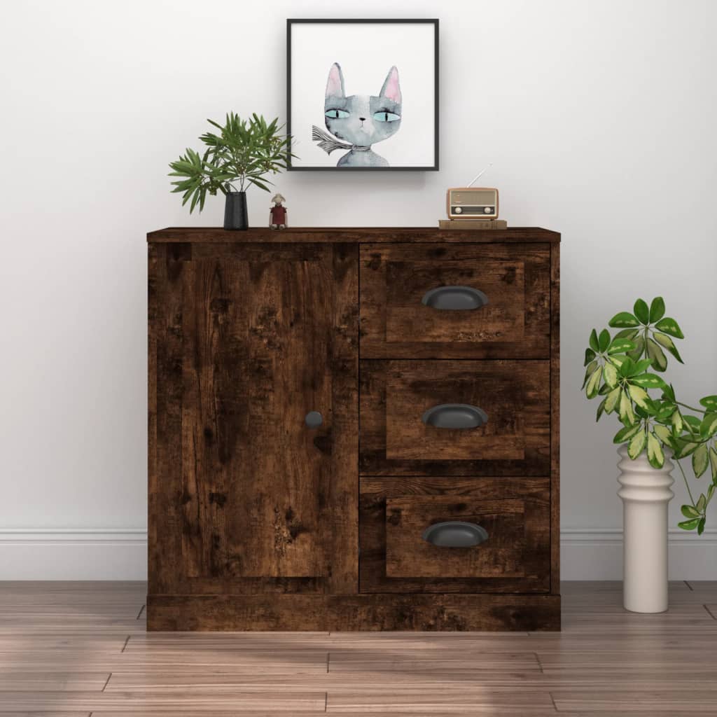 Sideboard Räuchereiche 70x35,5x67,5 cm Holzwerkstoff