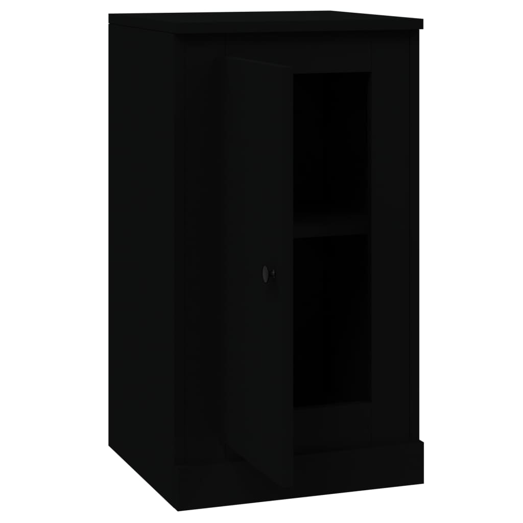 Sideboards 2 Stk. Schwarz 37,5x35,5x67,5 cm Holzwerkstoff