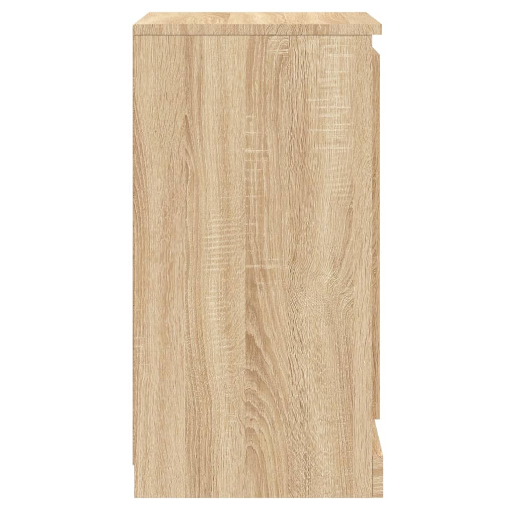 Sideboards 2 Stk. Sonoma-Eiche 37,5x35,5x67,5 cm Holzwerkstoff
