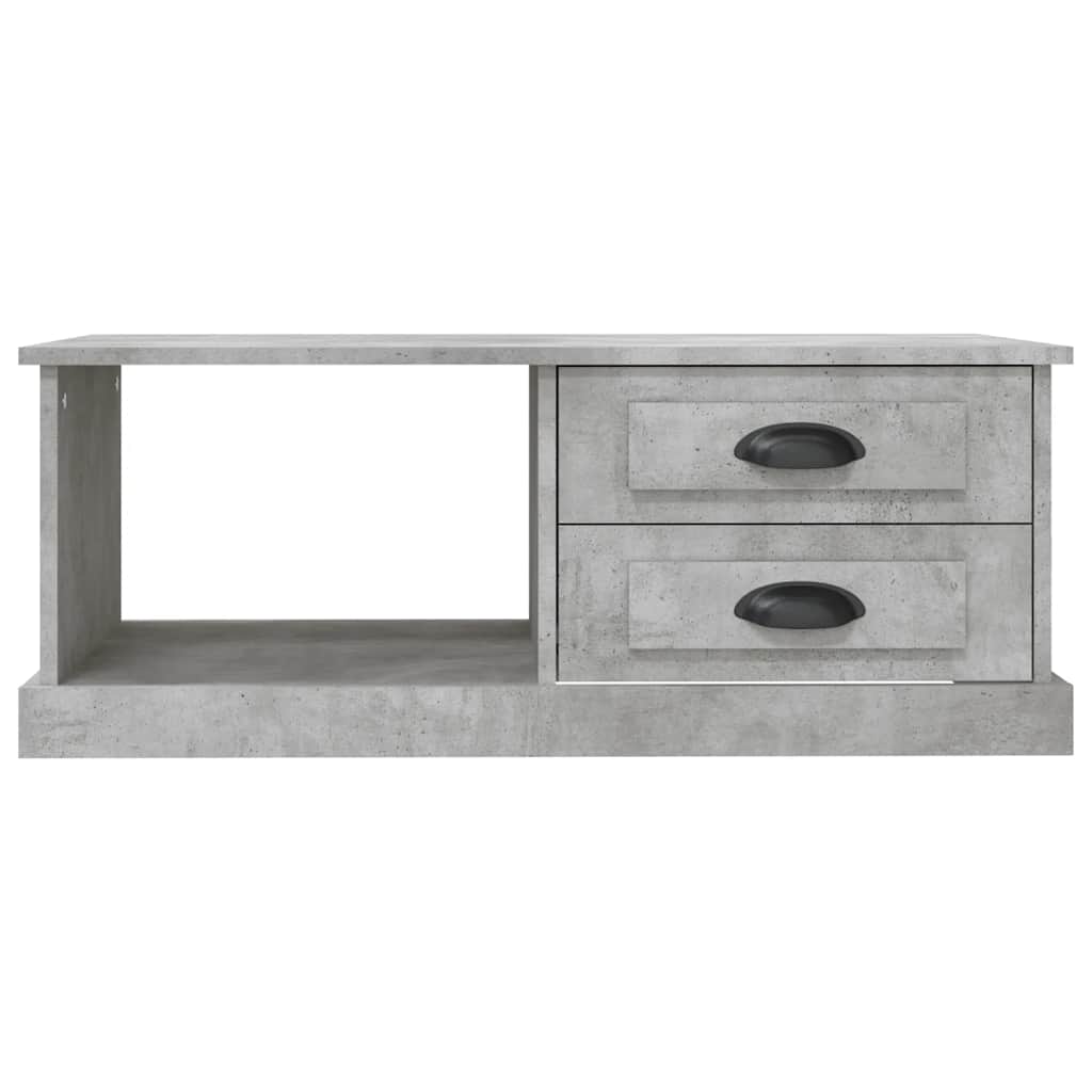 Couchtisch Betongrau 90x50x35 cm Holzwerkstoff