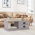 Couchtisch Grau Sonoma 90x50x35 cm Holzwerkstoff