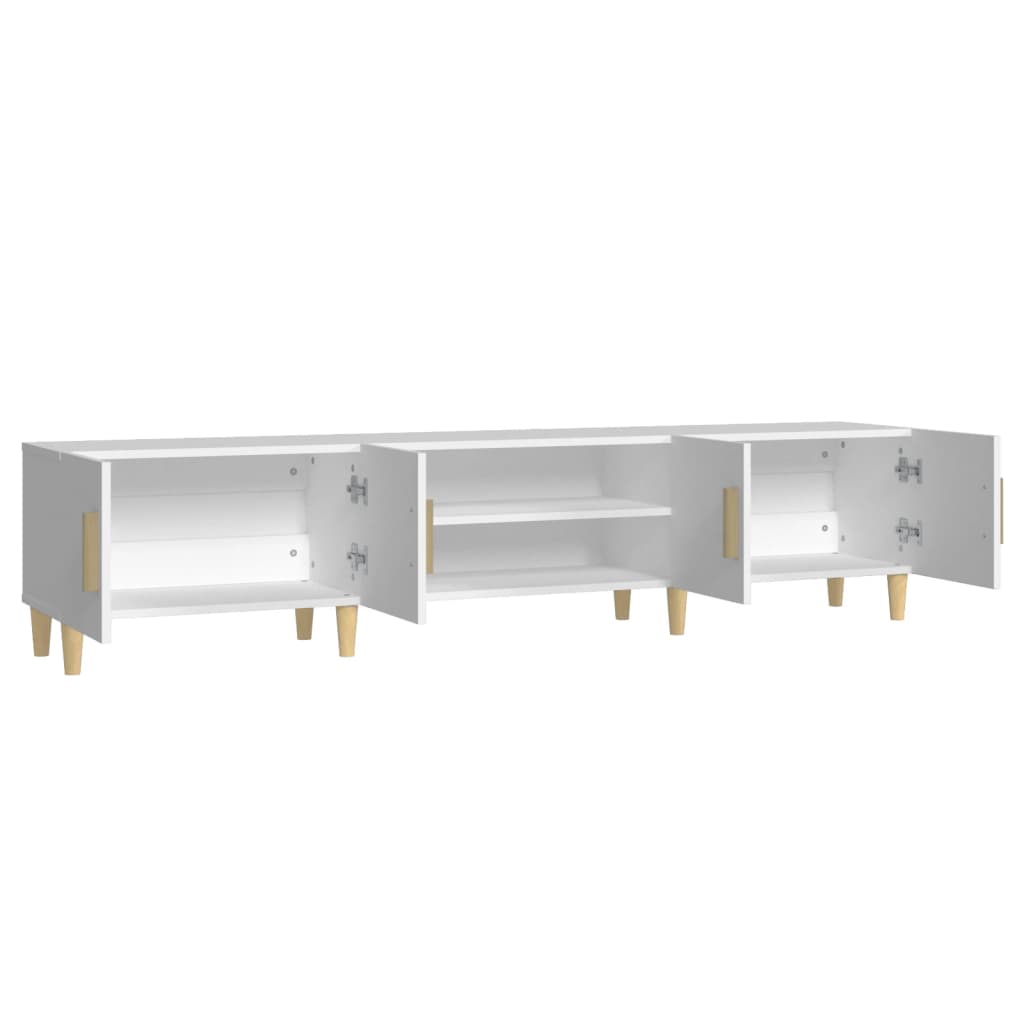 TV-Schrank Weiß 180 x 31,5 x 40 cm Holzwerkstoff
