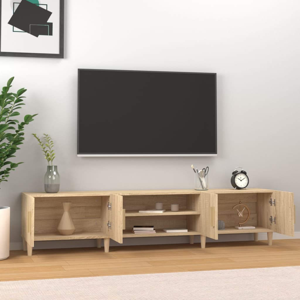 TV-Schrank Sonoma-Eiche 180 x 31,5 x 40 cm Holzwerkstoff