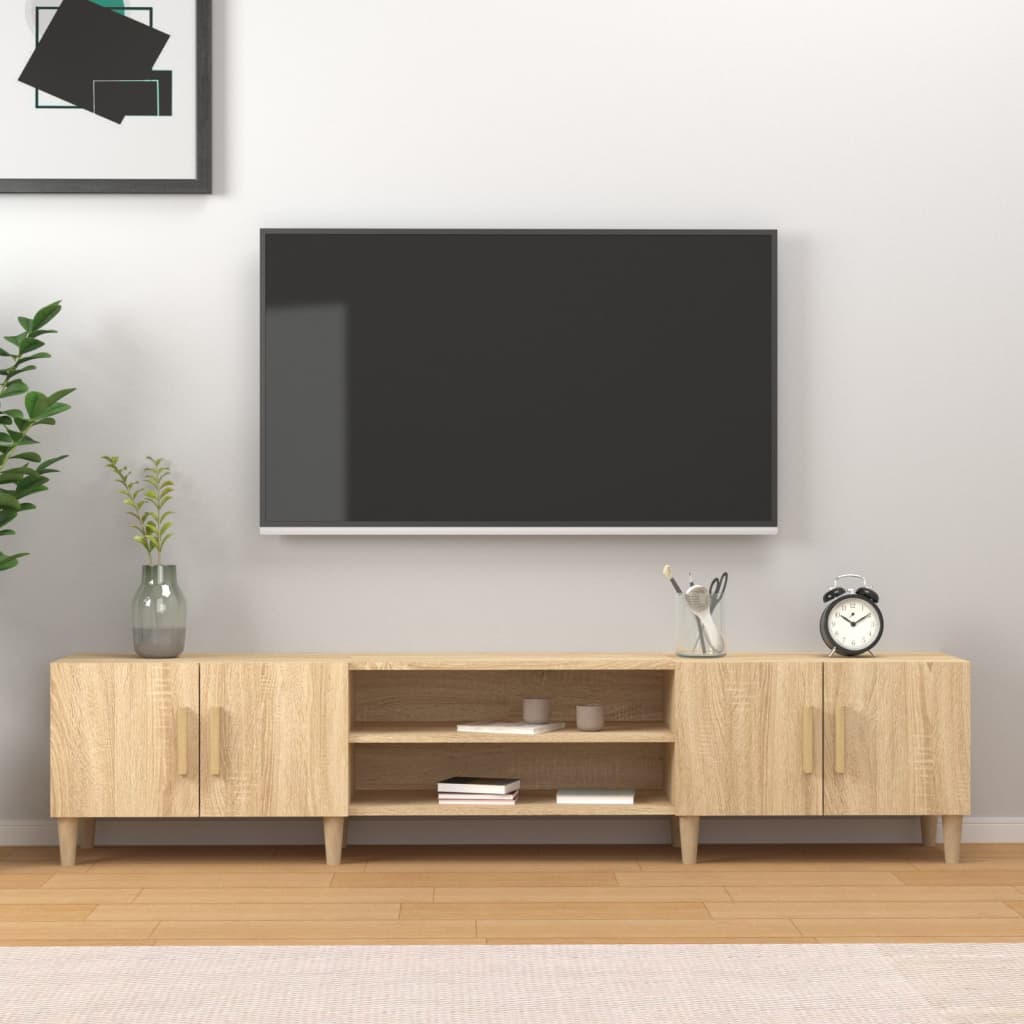 TV-Schrank Sonoma-Eiche 180 x 31,5 x 40 cm Holzwerkstoff