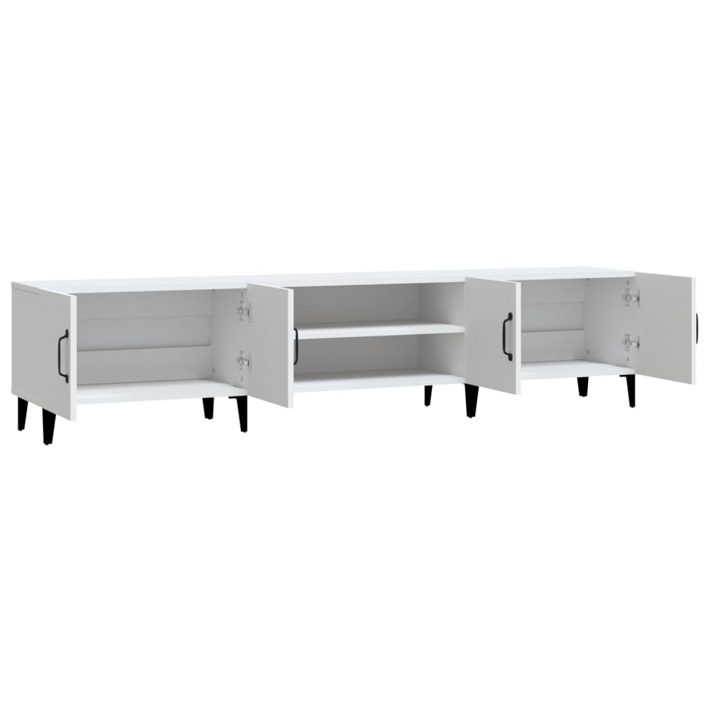 TV-Schrank Weiß 180 x 31,5 x 40 cm Holzwerkstoff