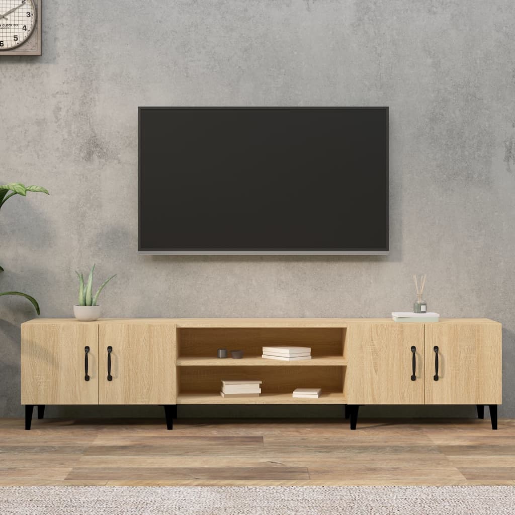 TV-Schrank Sonoma-Eiche 180 x 31,5 x 40 cm Holzwerkstoff