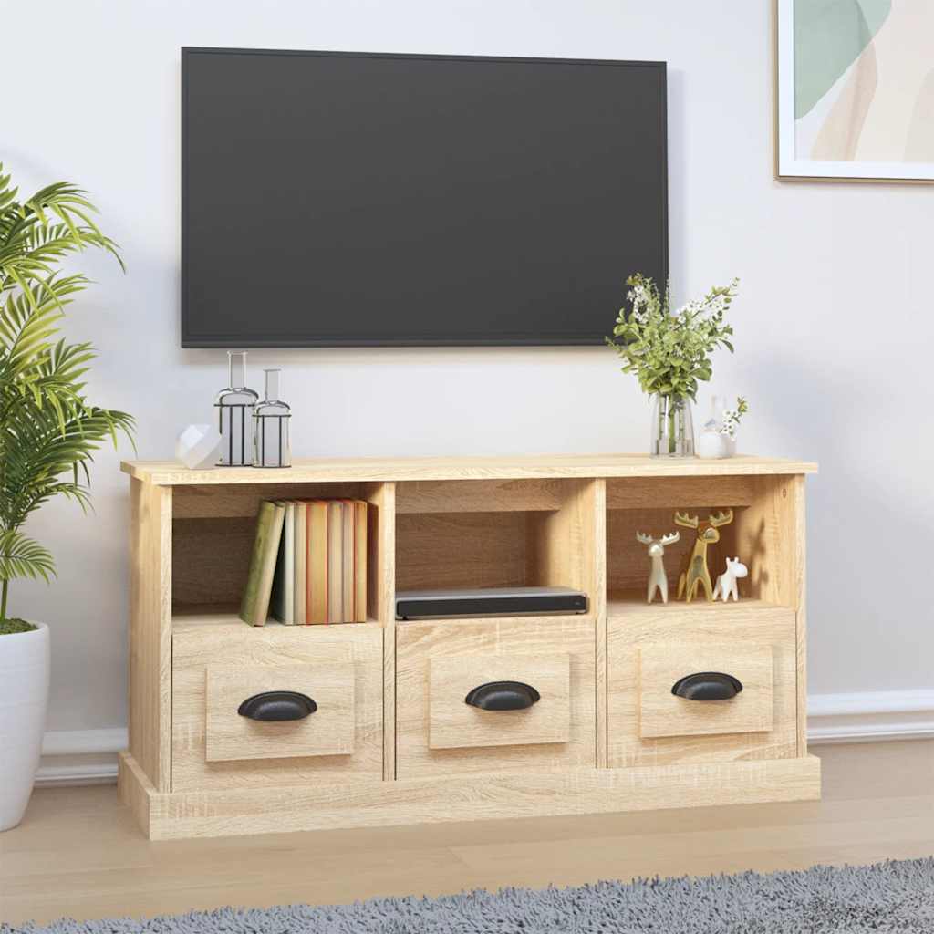 TV-Schrank Sonoma-Eiche 100x35x50 cm Holzwerkstoff