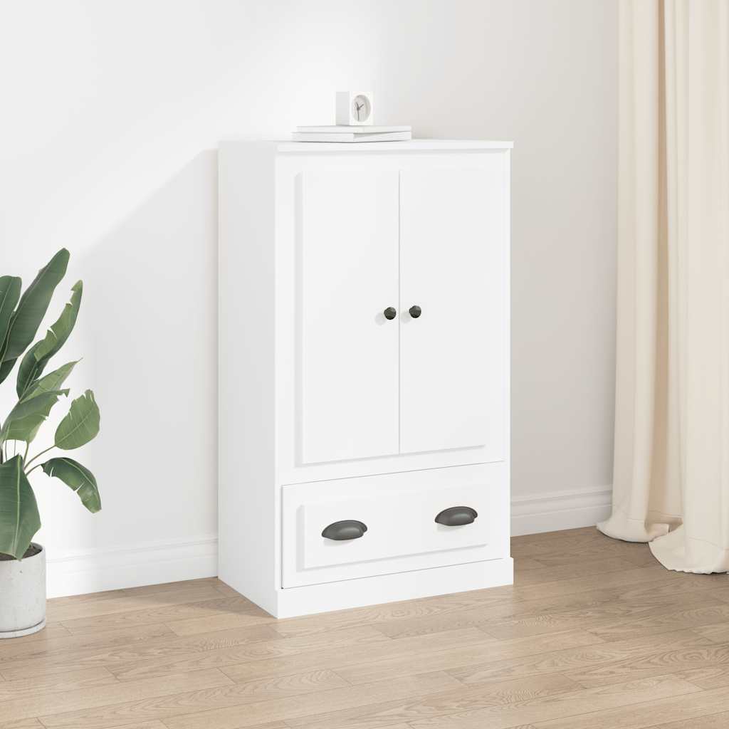 Highboard Weiß 60x35,5x103,5 cm Holzwerkstoff