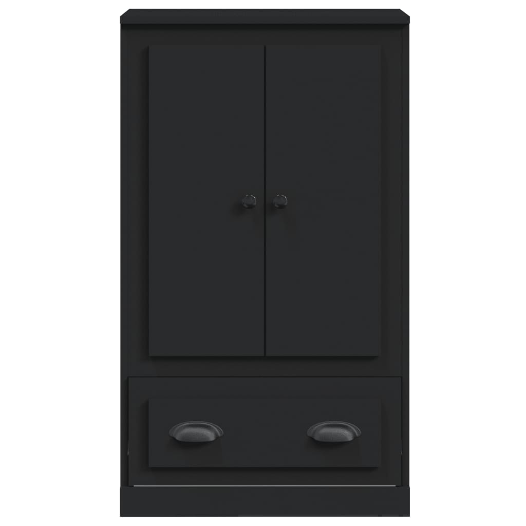 Highboard Schwarz 60x35,5x103,5 cm Holzwerkstoff