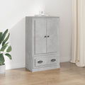 Highboard Betongrau 60x35,5x103,5 cm Holzwerkstoff