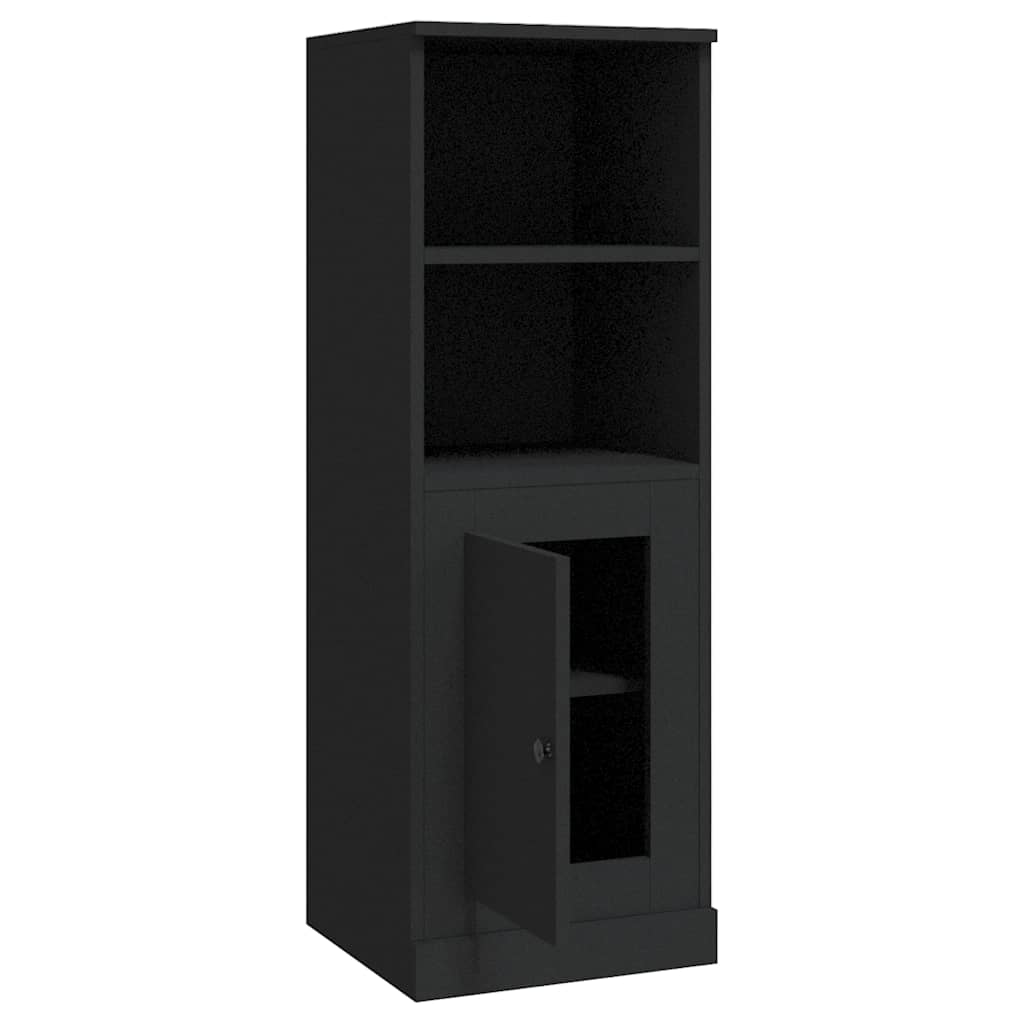 Highboard Schwarz 36x35,5x103,5 cm Holzwerkstoff