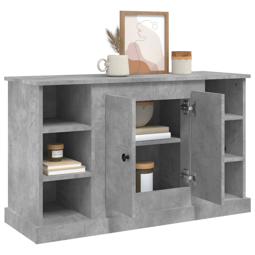 Sideboard Betongrau 100x35,5x60 cm Holzwerkstoff