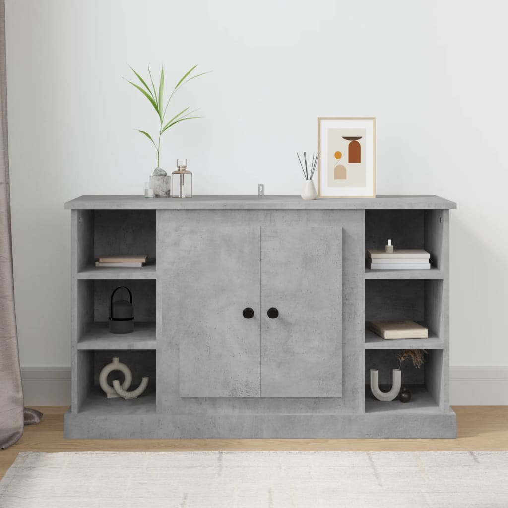 Sideboard Betongrau 100x35,5x60 cm Holzwerkstoff