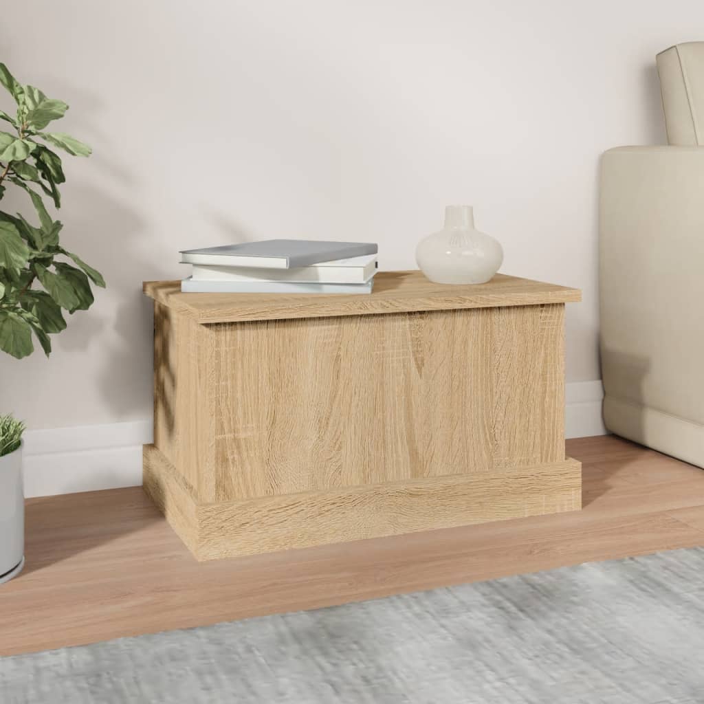 Aufbewahrungsbox Sonoma-Eiche 50 x 30 x 28 cm Holzwerkstoff