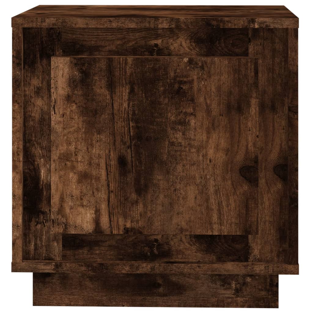 Nachttische 2 Stk. Räuchereiche 44x35x45 cm Holzwerkstoff