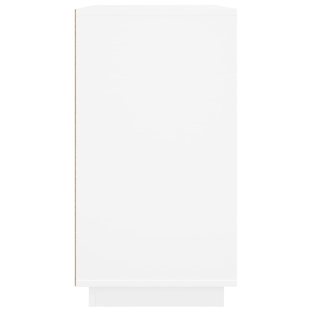 Sideboard Weiß 80x34x75 cm Holzwerkstoff