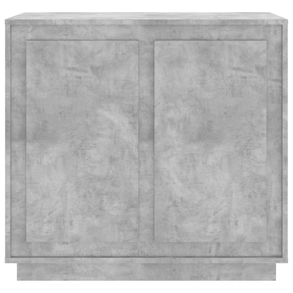 Sideboard Betongrau 80x34x75 cm Holzwerkstoff