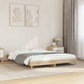 Bettgestell Sonoma-Eiche 135x190 cm Holzwerkstoff