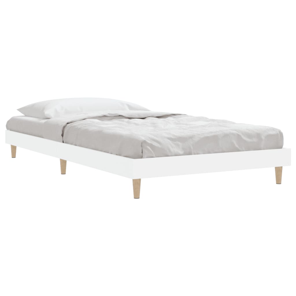 Bettgestell Weiß 90x190 cm Holzwerkstoff