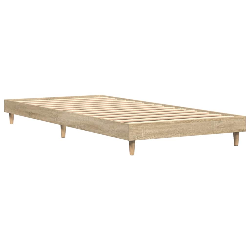 Bettgestell ohne Matratze Sonoma-Eiche 90x190 cm Holzwerkstoff