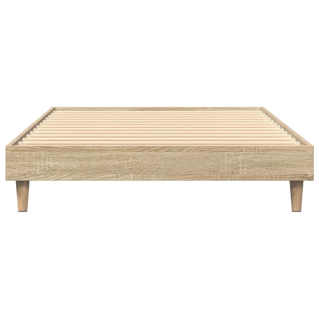 Bettgestell ohne Matratze Sonoma-Eiche 90x190 cm Holzwerkstoff