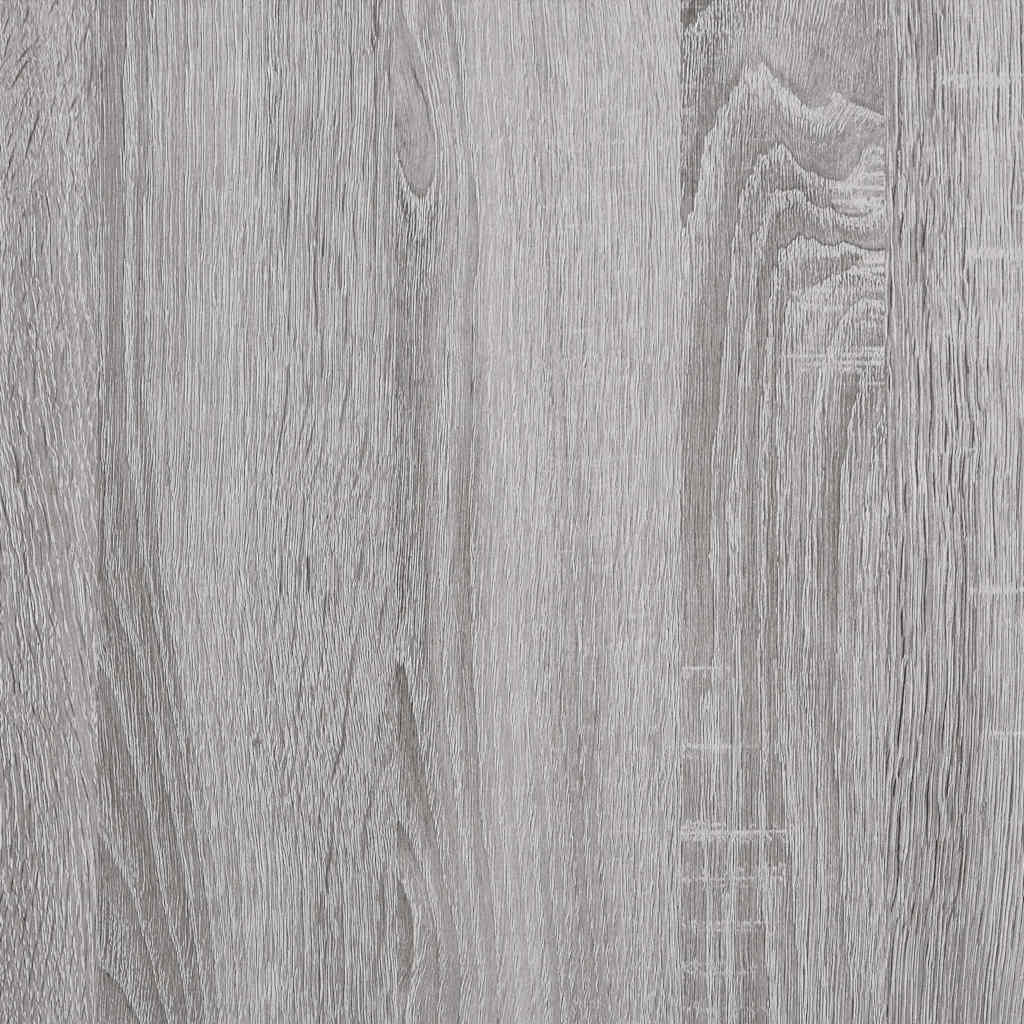Bettgestell Grau Sonoma 200x200 cm Holzwerkstoff