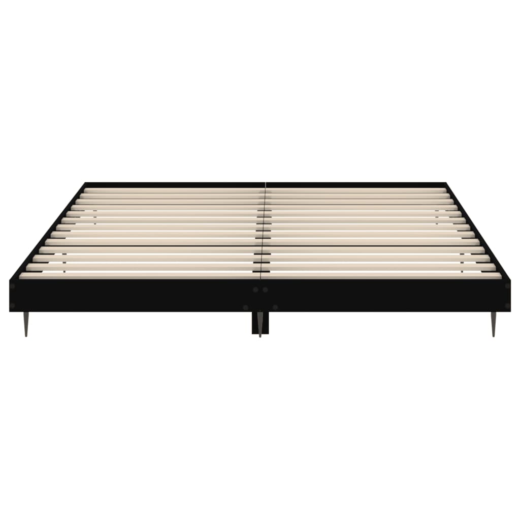 Bettgestell ohne Matratze Schwarz 180x200 cm Holzwerkstoff