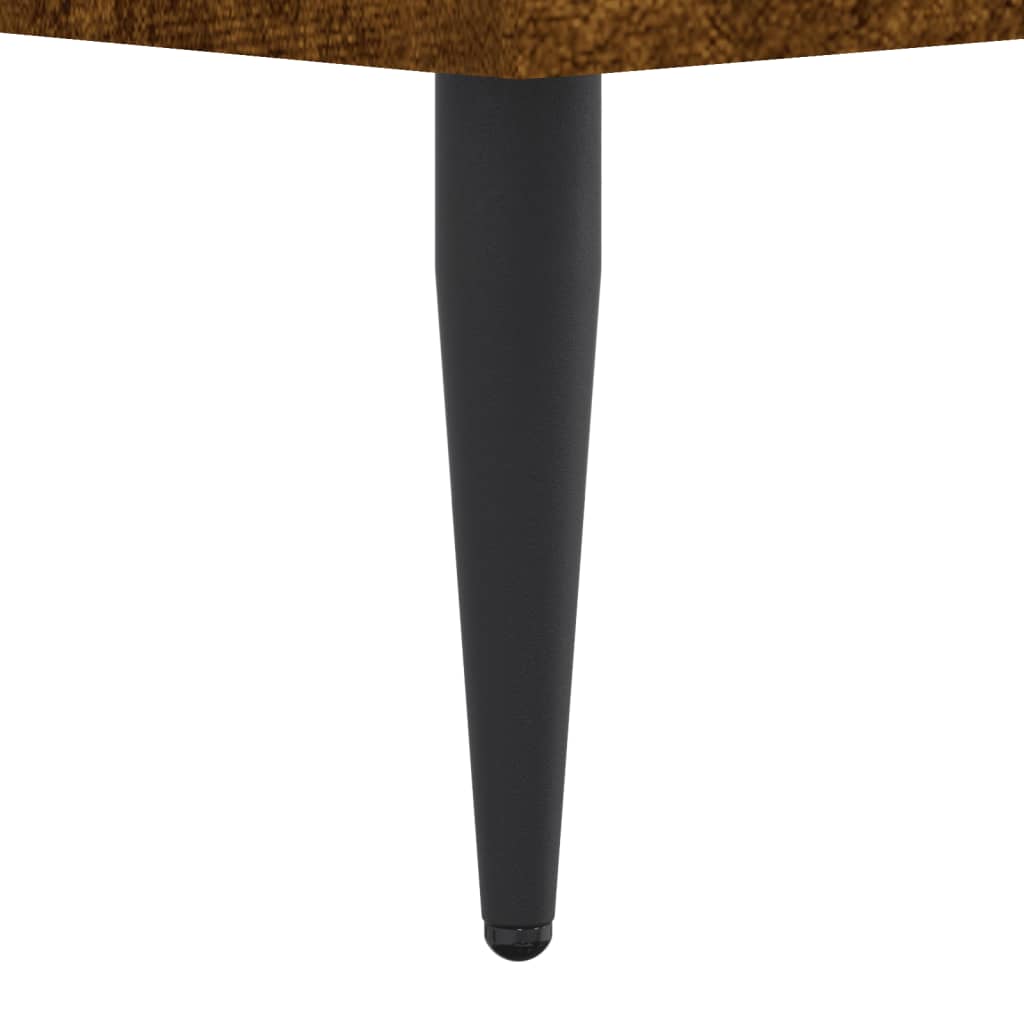 Bettgestell Räuchereiche 135x190 cm Holzwerkstoff