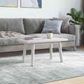Tischplatte Weiß 80x40x2,5 cm Massivholz Kiefer Rechteckig