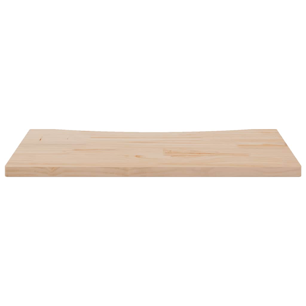 Schreibtischplatte 80x40x2,5 cm Massivholz Kiefer