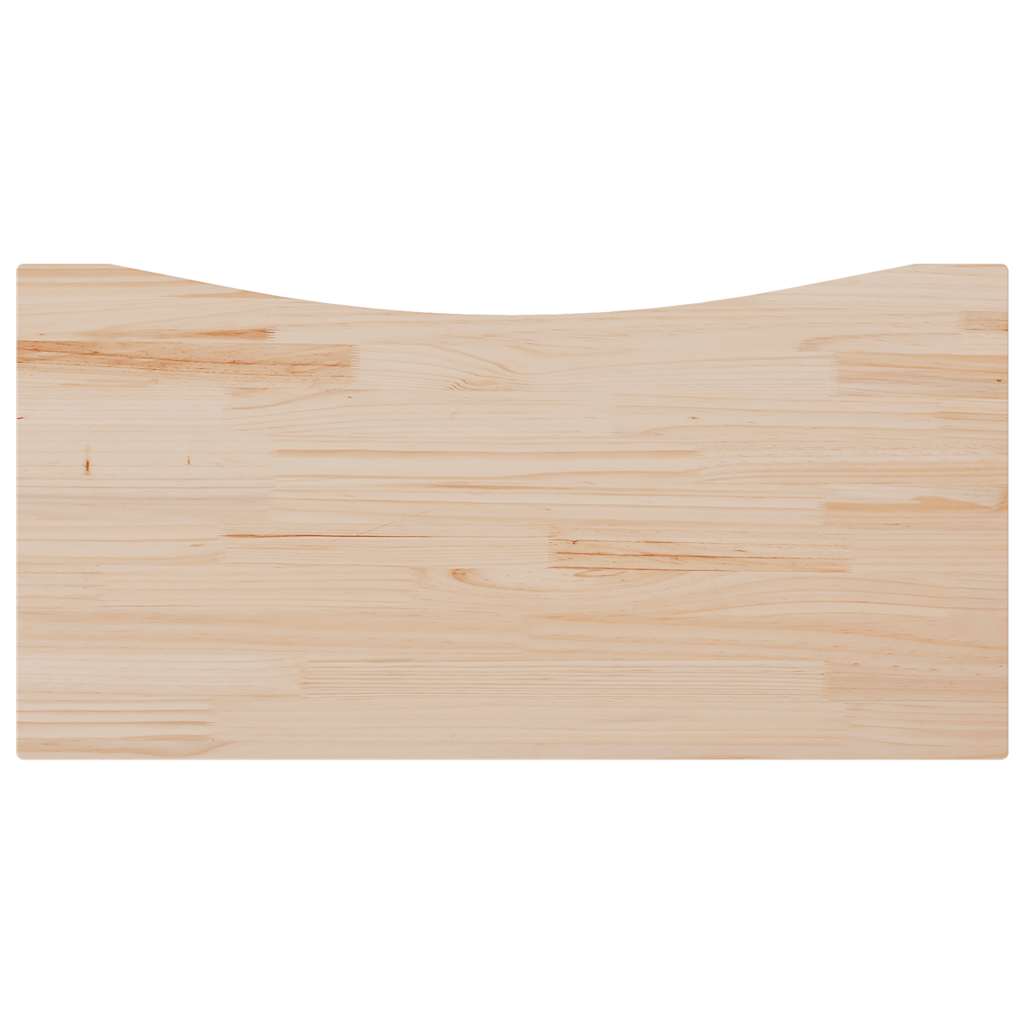Schreibtischplatte 100x60x2,5 cm Massivholz Kiefer