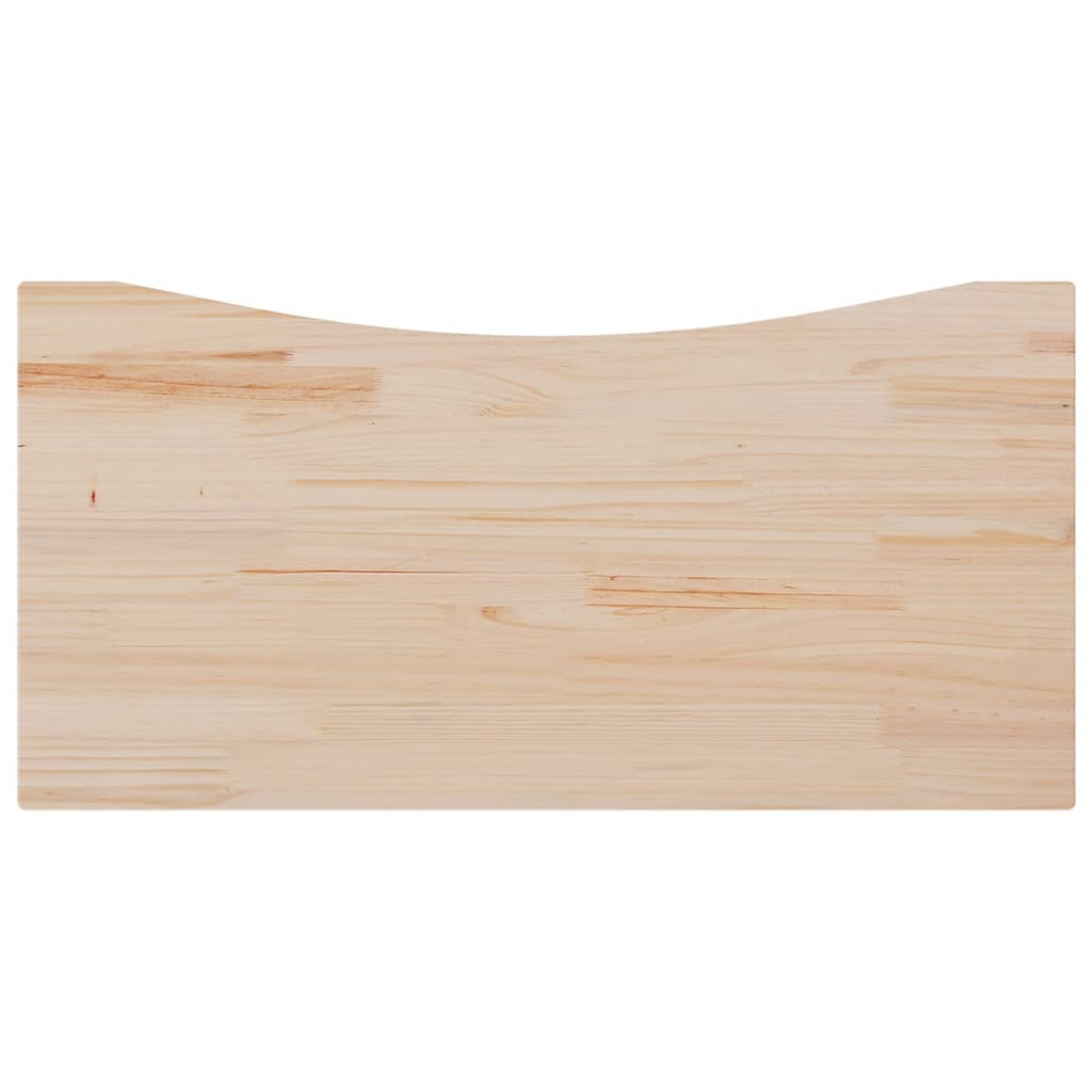 Schreibtischplatte 110x60x2,5 cm Massivholz Kiefer