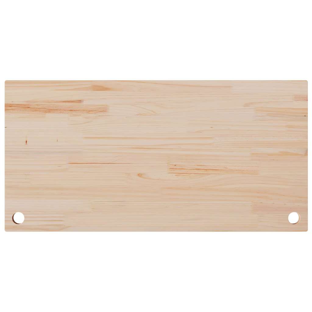 Schreibtischplatte 110x55x2,5 cm Massivholz Kiefer