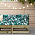Ecksofa mit Kissen Kiefernholz Imprägniert