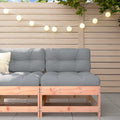Mittelsofa mit Kissen Massivholz Douglasie