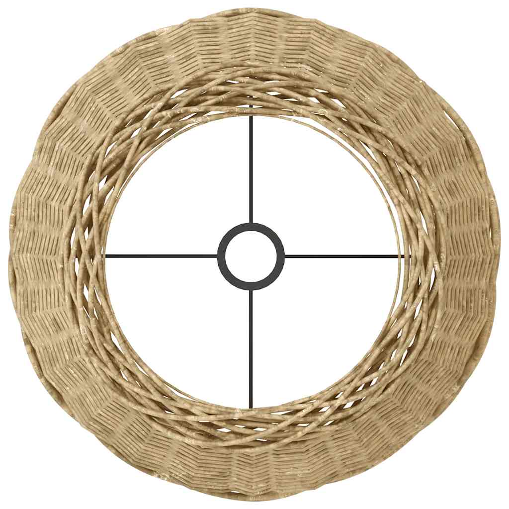 Lampenschirm Braun Ø45x28 cm Korbweide